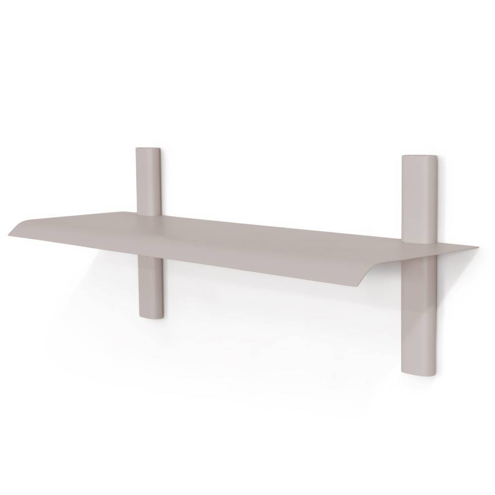 Metall Regal Sharina in Taupe und modernem Design