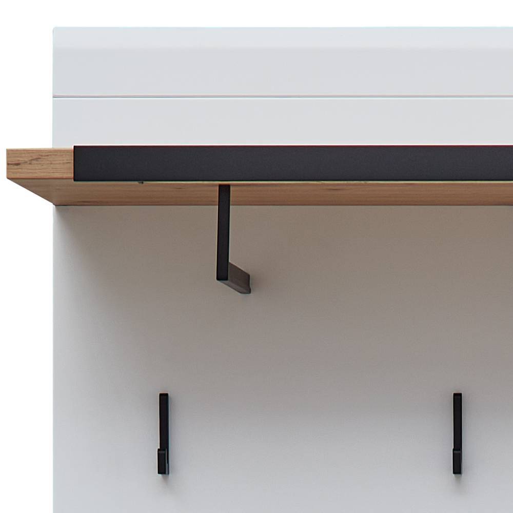 Garderobenpaneel Luzie in modernem Design 80 cm breit