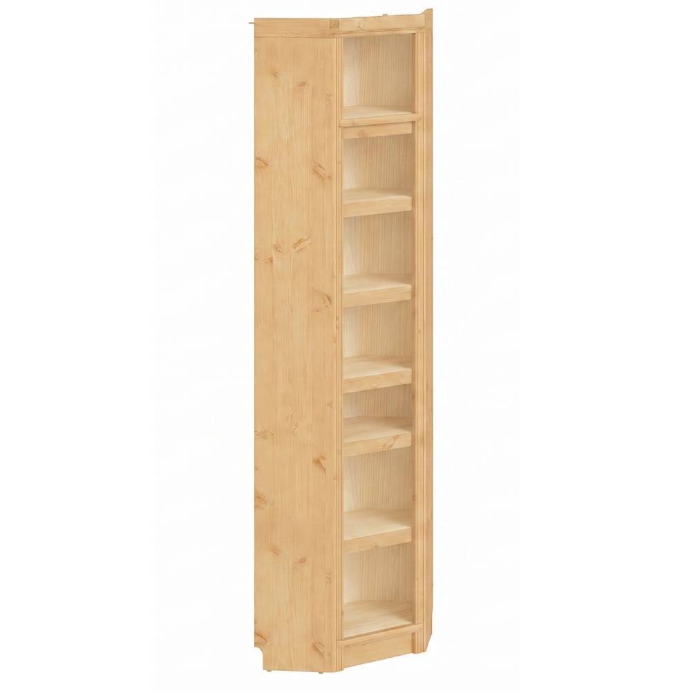 Eck Regal Claros 220 cm hoch aus Kiefer Massivholz