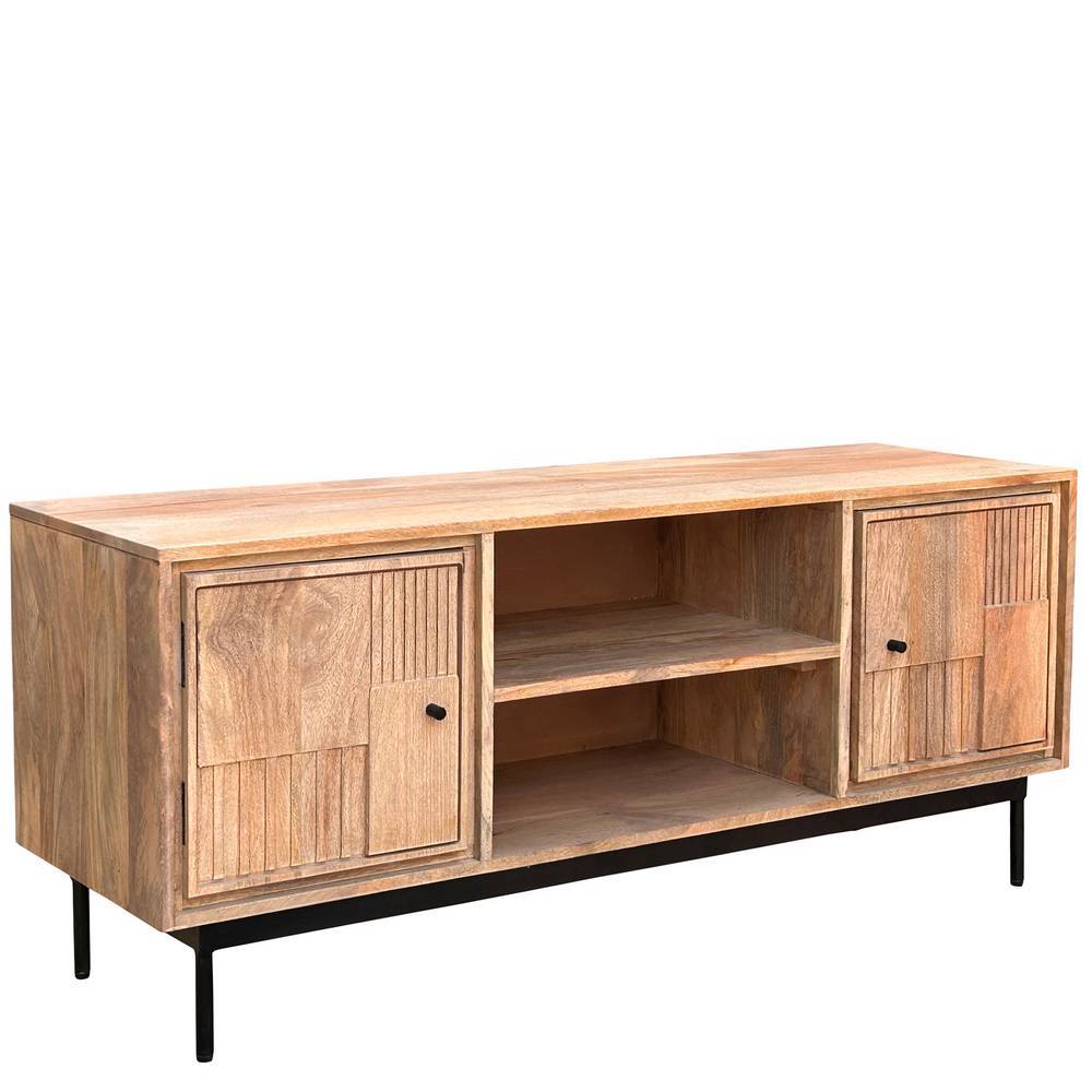 TV Lowboard Diaria aus Mangobaum Massivholz 130 cm breit