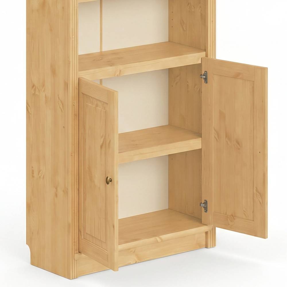 Regalschrank Claros aus Kiefer Massivholz im Landhausstil