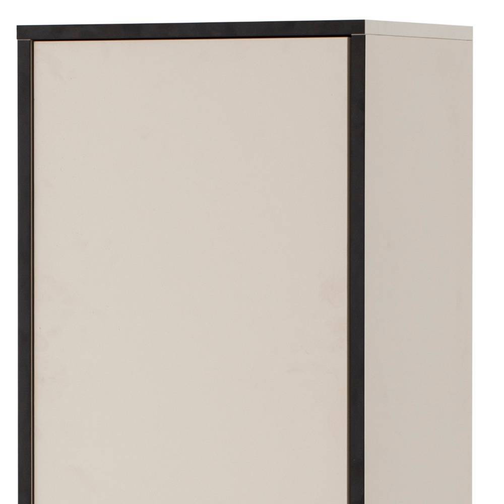 Hochschrank Isabelona in Cremeweiß 41 cm breit
