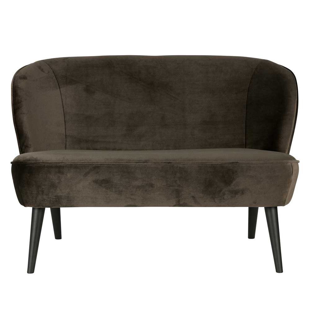 2 Sitzer Sofa Castilla in Dunkelgrün Used Optik 110 cm