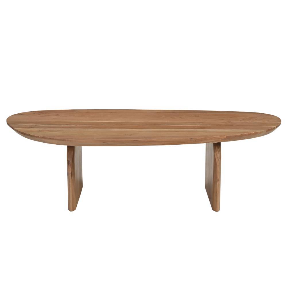 Holztisch Troyesa in organischer Form und modernem Design