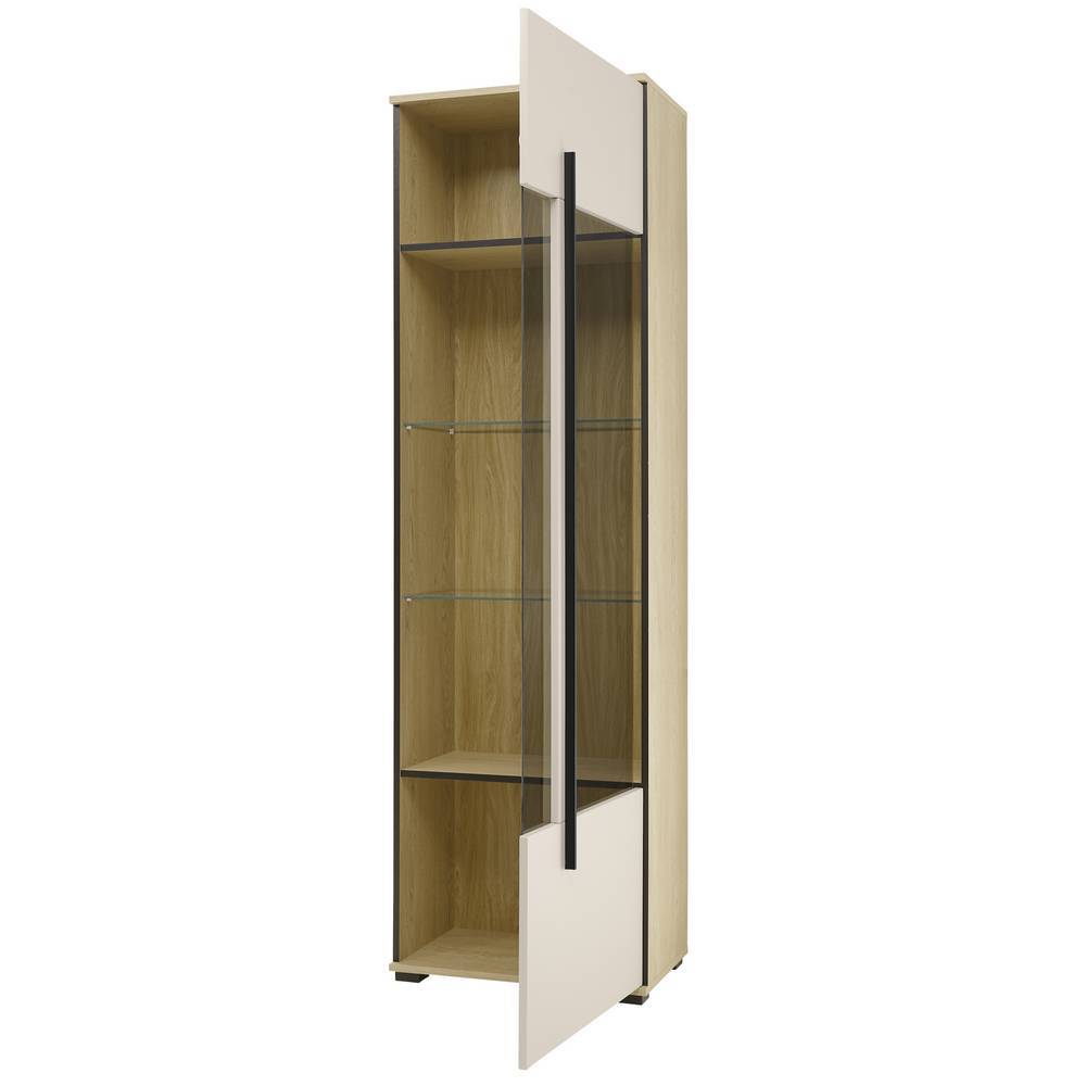 Vitrinenschrank Helina 200 cm hoch in modernem Design