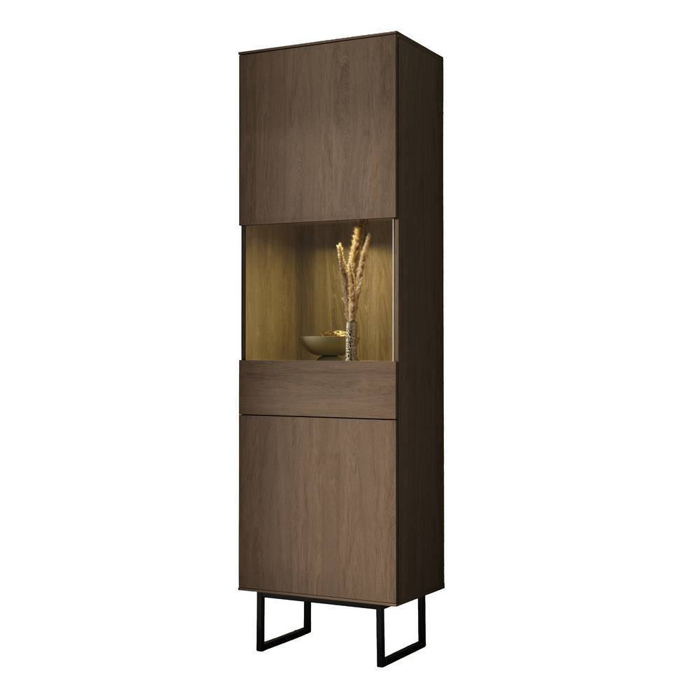 Vitrinenschrank Anuta 200 cm hoch in modernem Design