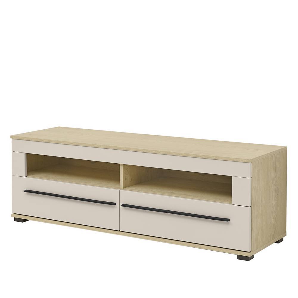 Fernsehmöbel Helina mit zwei Schubladen 140 cm breit