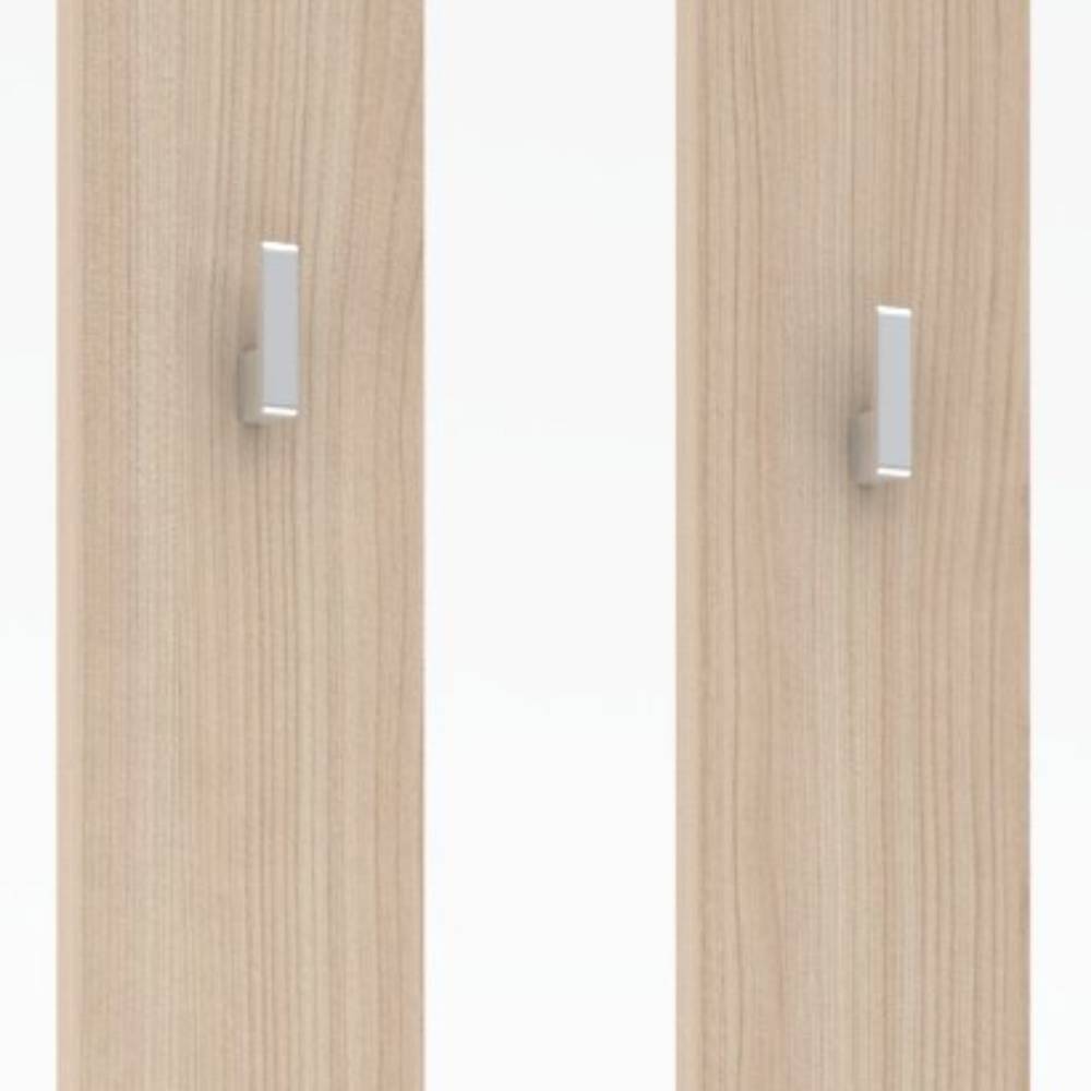 Garderobenpaneele Daniele in Eichefarben 150 cm hoch (2er Set)
