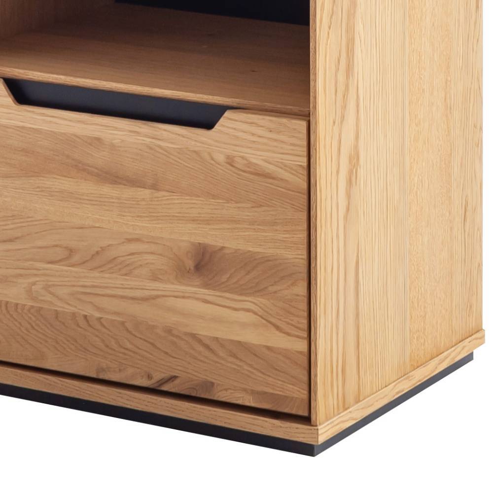 Standregal Sisam in Wildeichefarben 53 cm breit