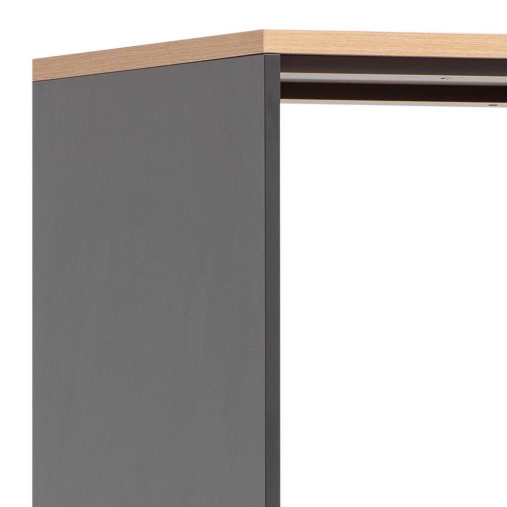 Waschmaschinenumbau Savasso in Anthrazit und modernem Design (zweiteilig)