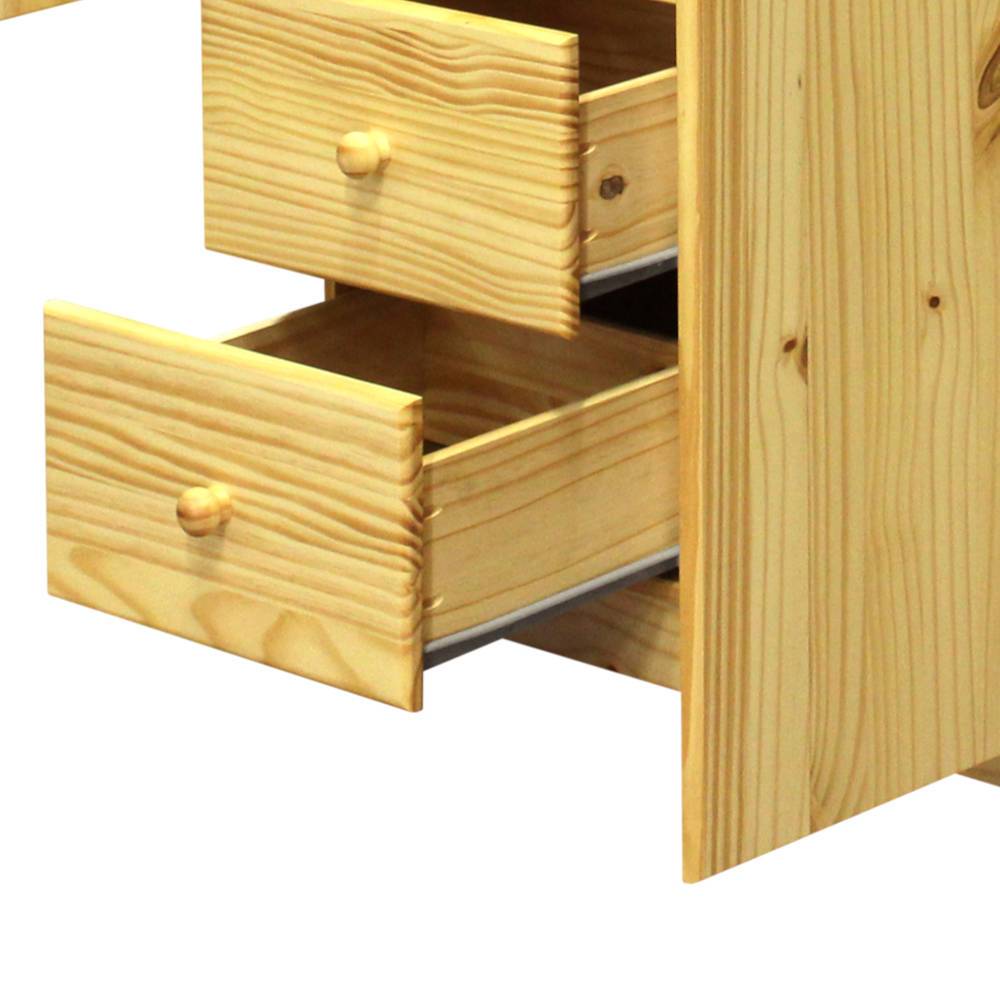 Waescheschrank Tine im Landhausstil 80 cm breit
