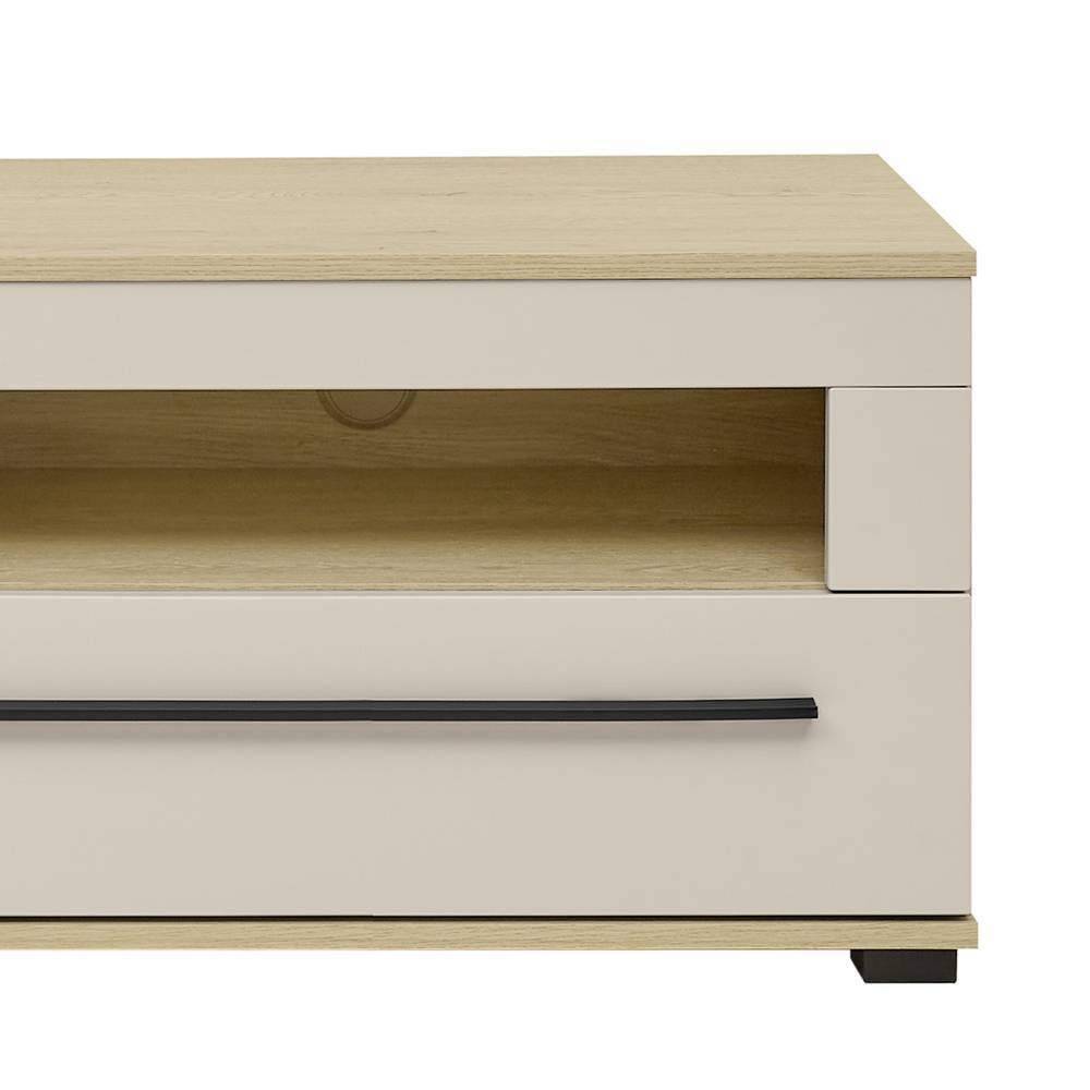 Fernsehmöbel Helina mit zwei Schubladen 140 cm breit