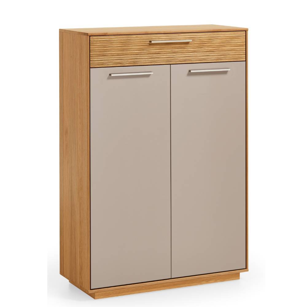 Schuhschrank Frasyn mit einer Schublade in Taupe
