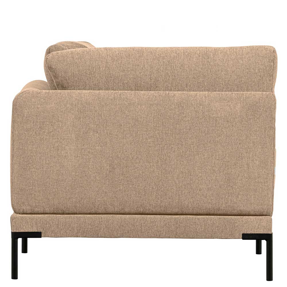 Modulsofa Dessina in Champagner aus Chenillegewebe