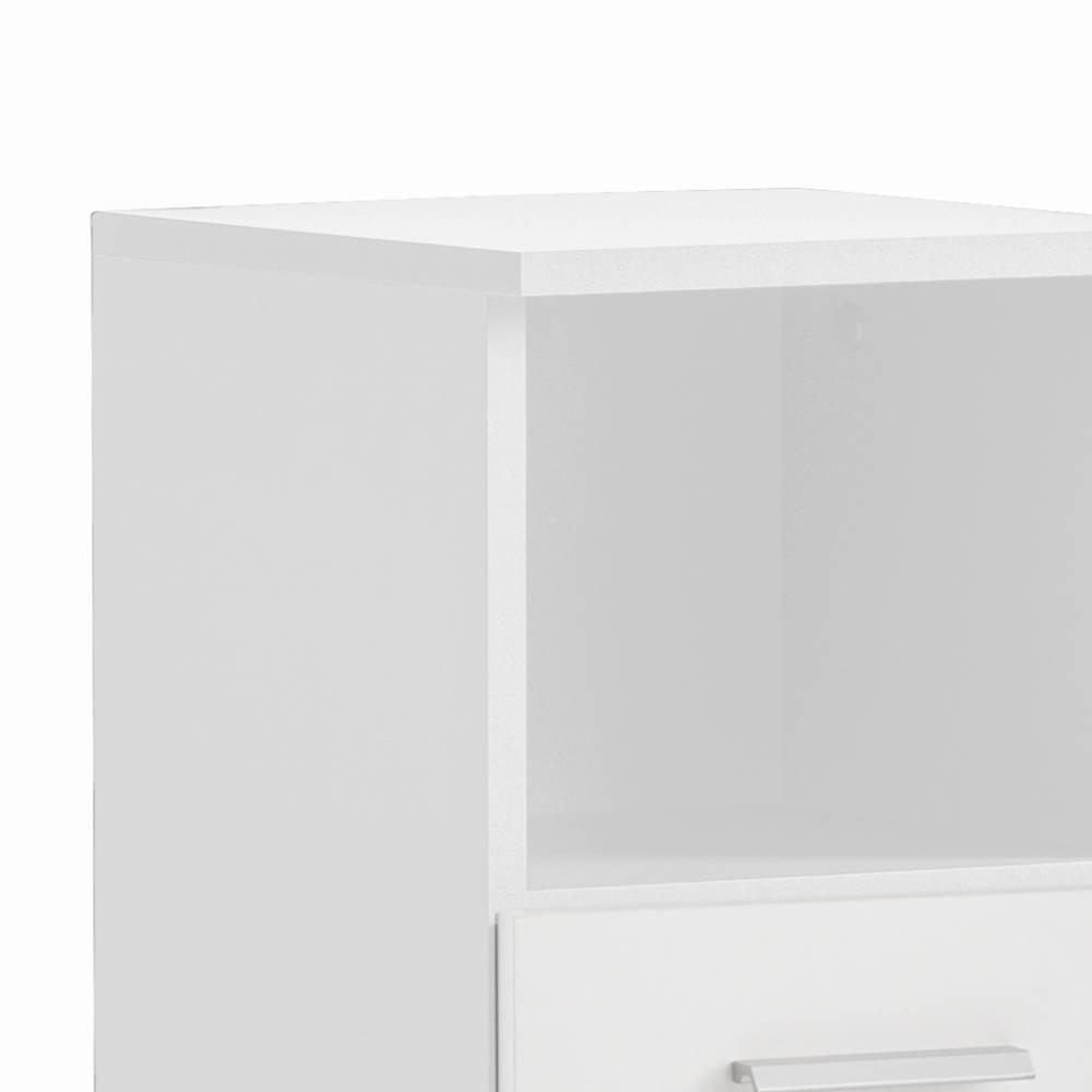 Badmidischrank Nano 30 cm breit mit zwei Schubladen