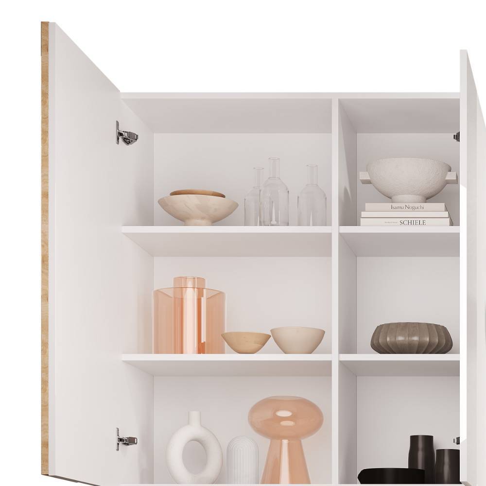 TV Wohnwand Eight Hochglanz in modernem Design (dreiteilig)