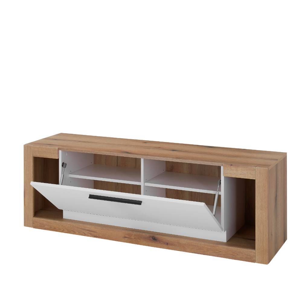 Anbauwand Asprecca 195 cm hoch und 43 cm tief (vierteilig)