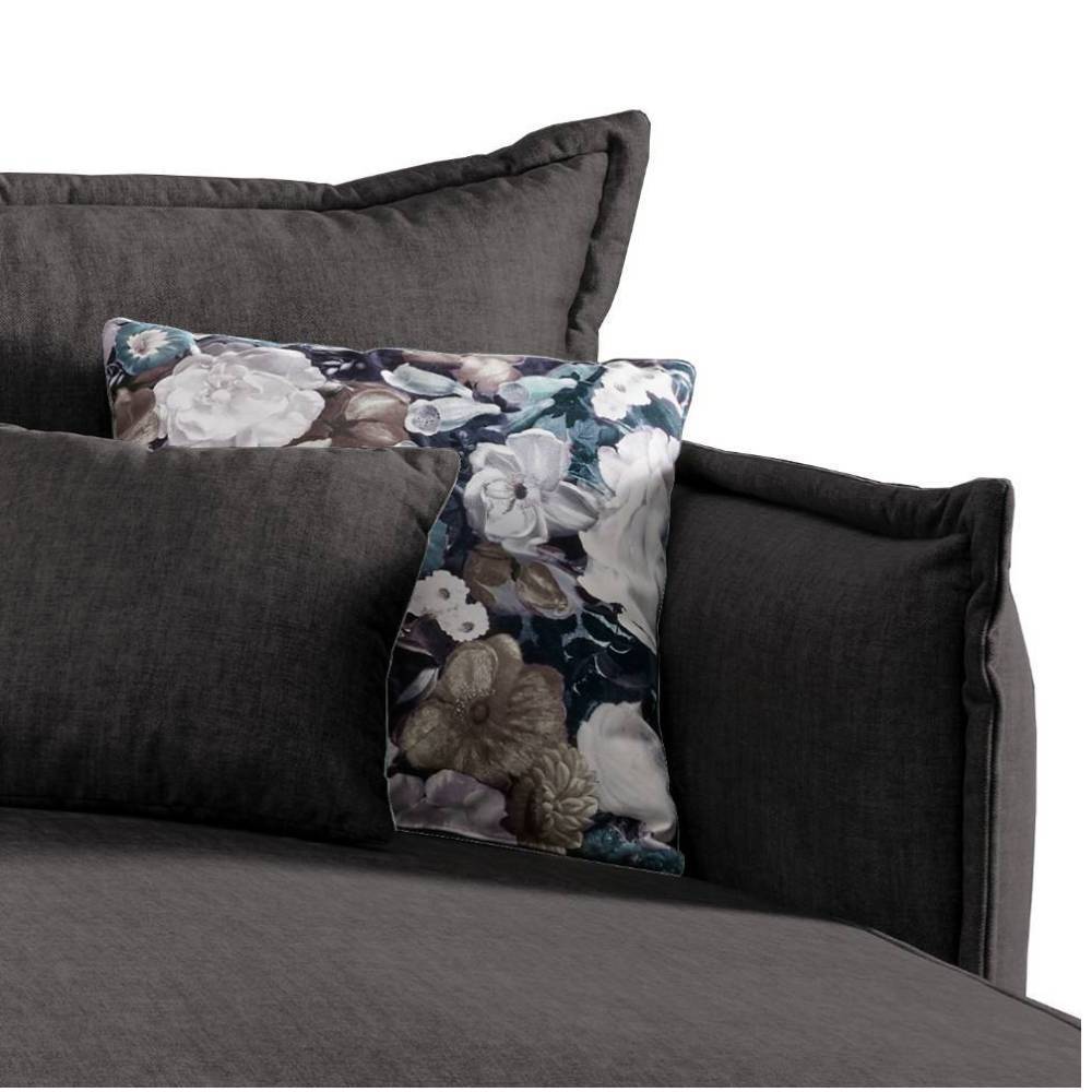 Eckcouch Artura in Anthrazit 255 cm breit
