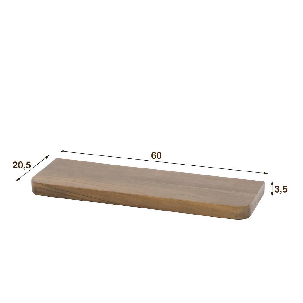 Wandboard Odrato aus Akazie Massivholz in modernem Design