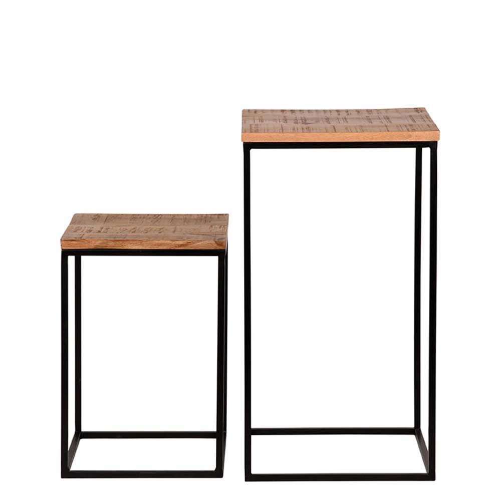 Beistelltisch Sofa Laxya zweiteilig mit Massivholzplatte (zweiteilig)