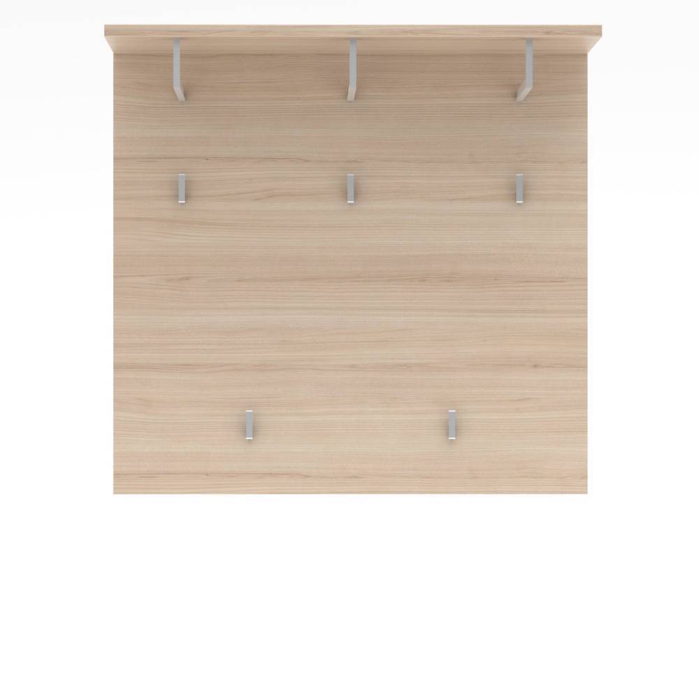 Garderobe Daniele für die Wandmontage in Eichefarben