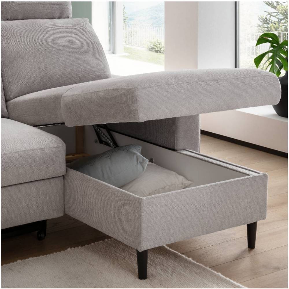 Schlafsofa Chaira in modernem Design - Grau