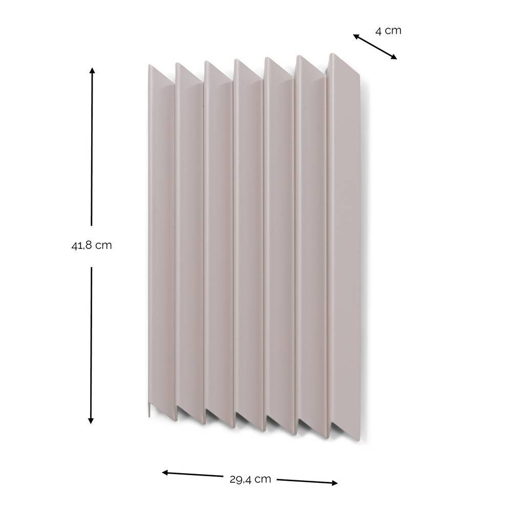 Wandgarderobe Virenca in modernem Design mit 7 Kleiderhaken