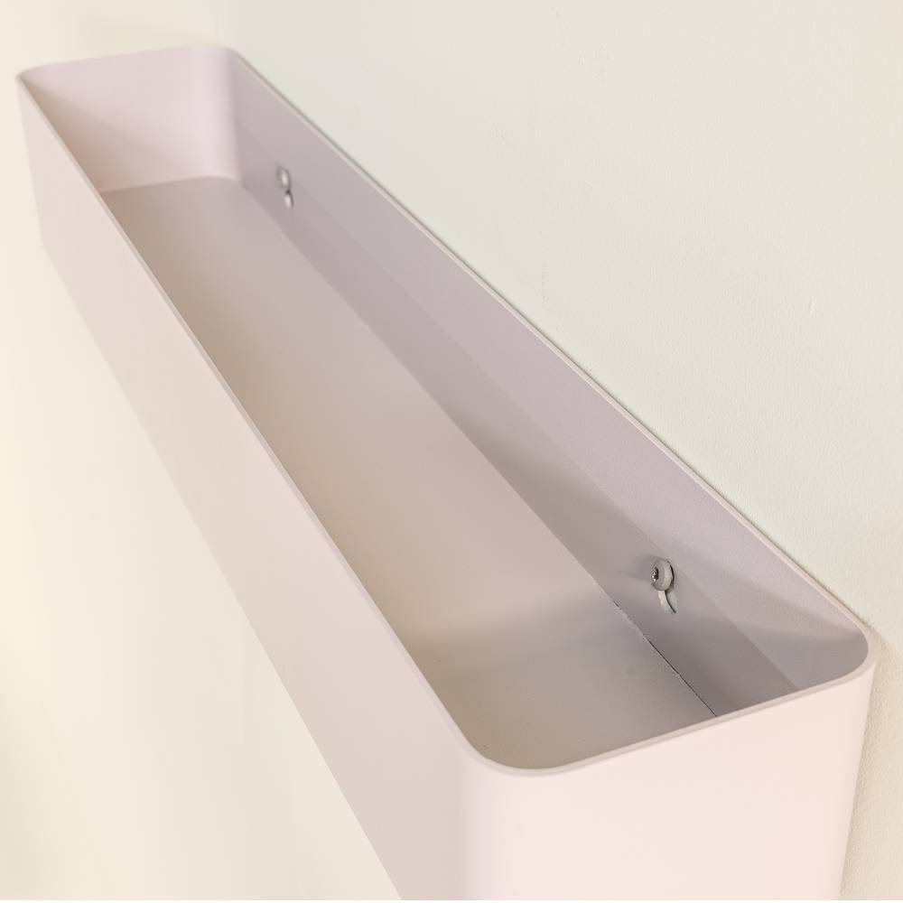 Wandboard Brown in Taupe aus Stahl
