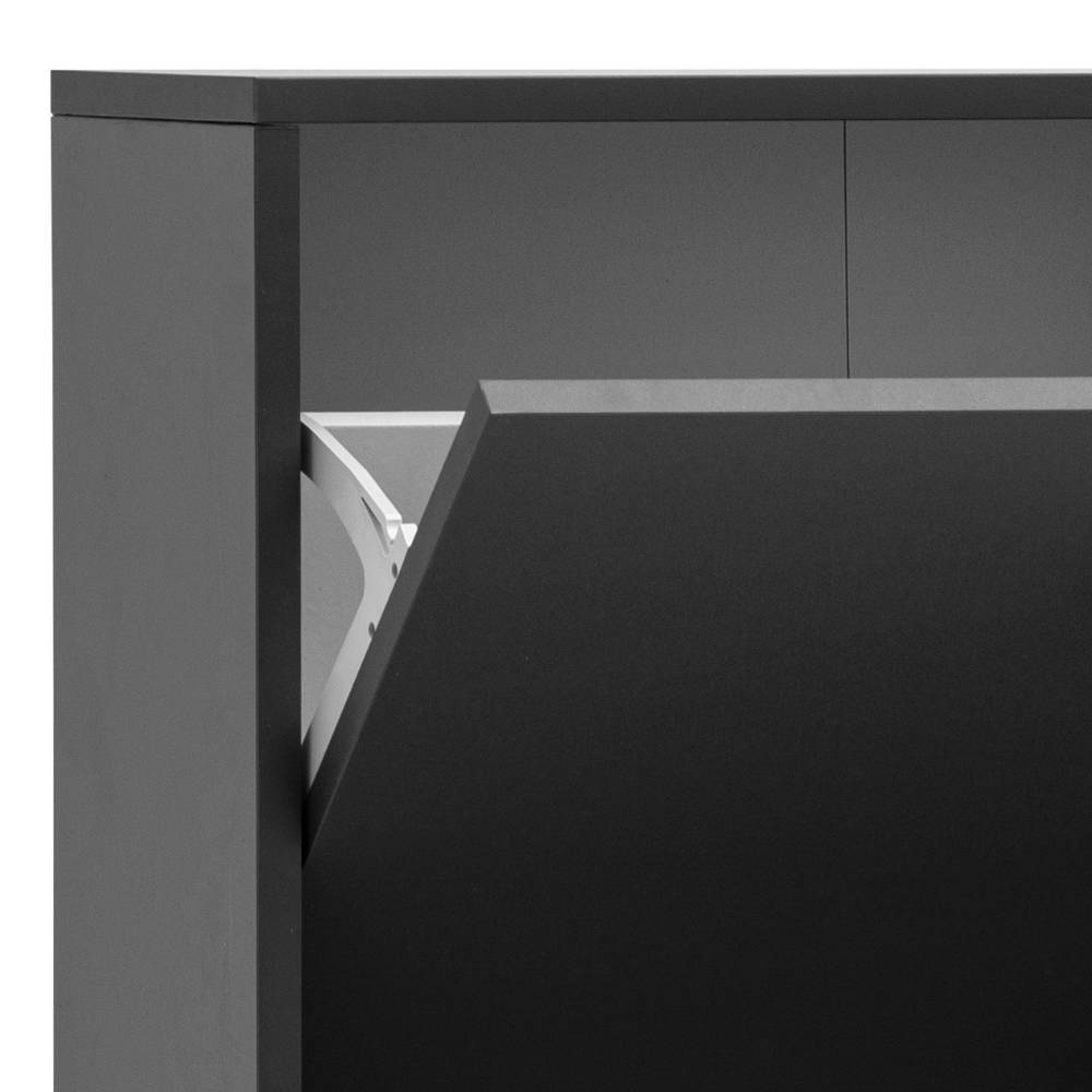 Schuhschrank Abby im Skandi Design mit drei Schuhwalzen