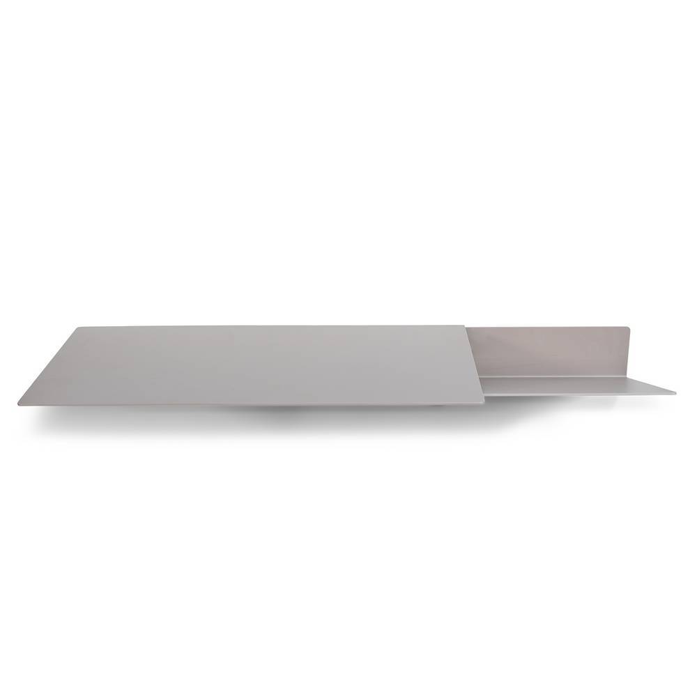 Metall Schreibtisch Shower in Taupe pulverbeschichtet