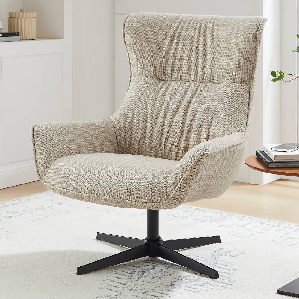 Skandi Design Polstersessel Sydney drehbar in Beige