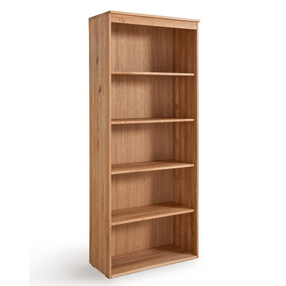 Ordnerregal Samluca 194 cm hoch aus Eiche Massivholz