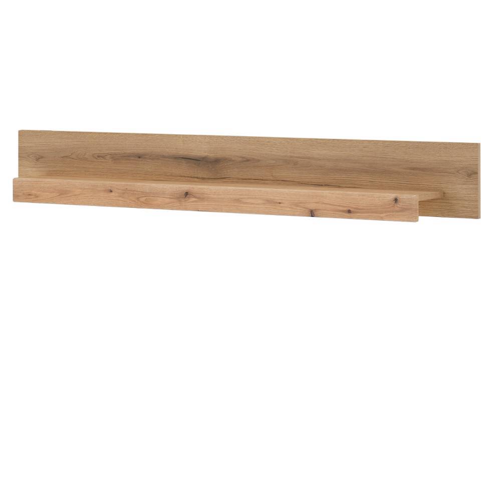 Wohnwand Cemutra in Eichefarben 290 cm breit (vierteilig)
