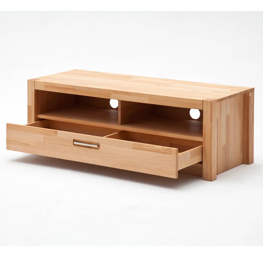 TV Lowboard Jameson aus Kernbuche Massivholz mit einer Schublade