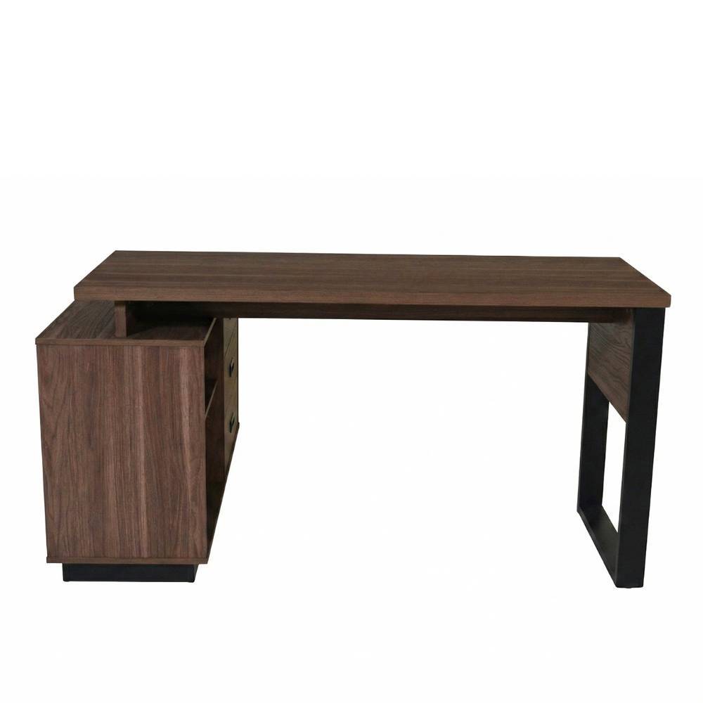 Büroschreibtisch Musee mit drei Schubladen in modernem Design