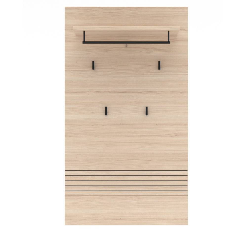 Garderobenpaneel Jasefiana in Eiche hell 78 cm breit