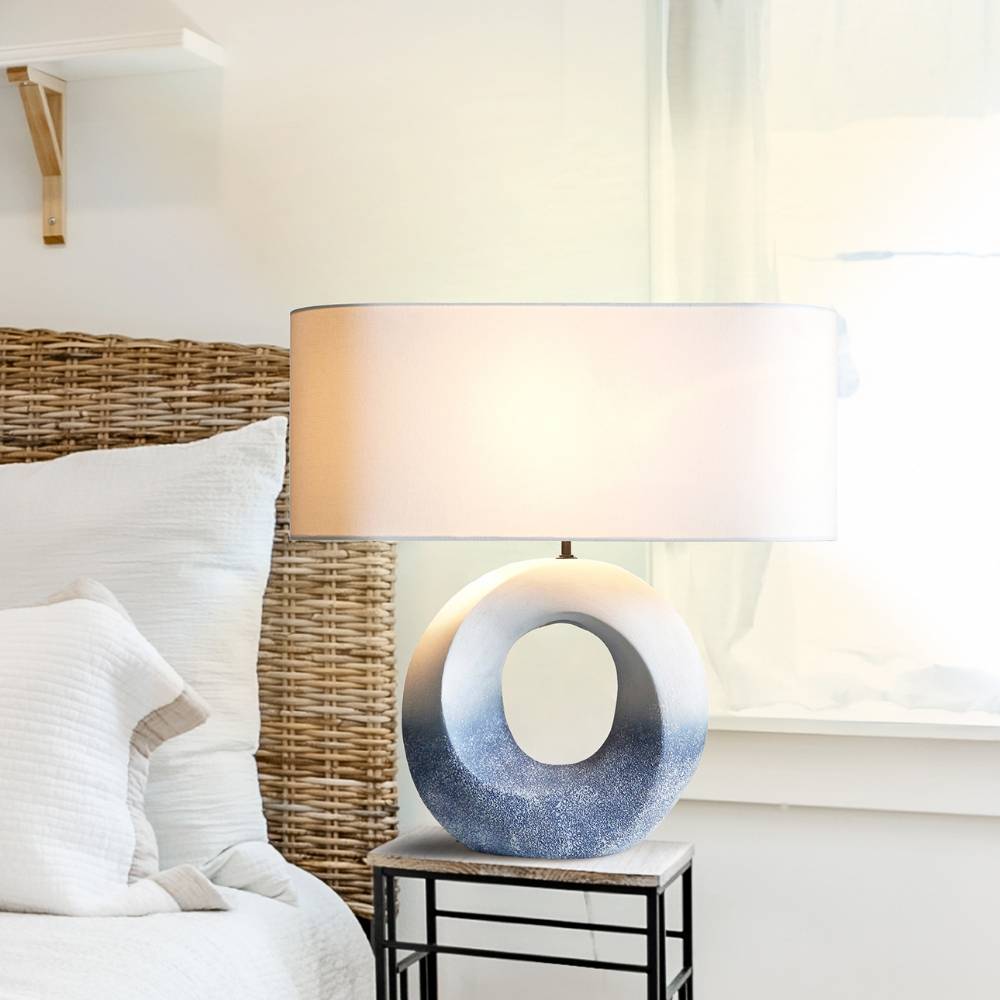 Tischlampe Pression aus Keramik im mediterranen Stil