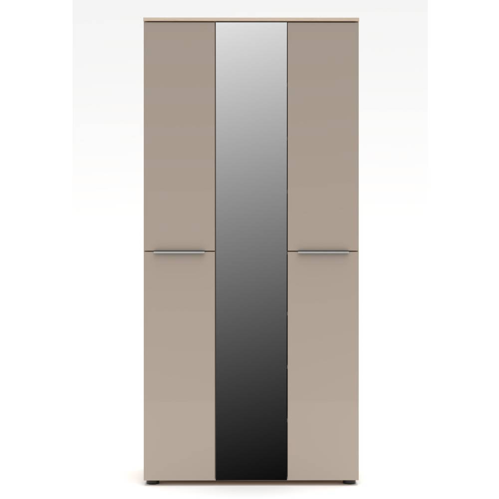 Garderobenschuhschrank Daniele mit Spiegeltür 196 cm hoch