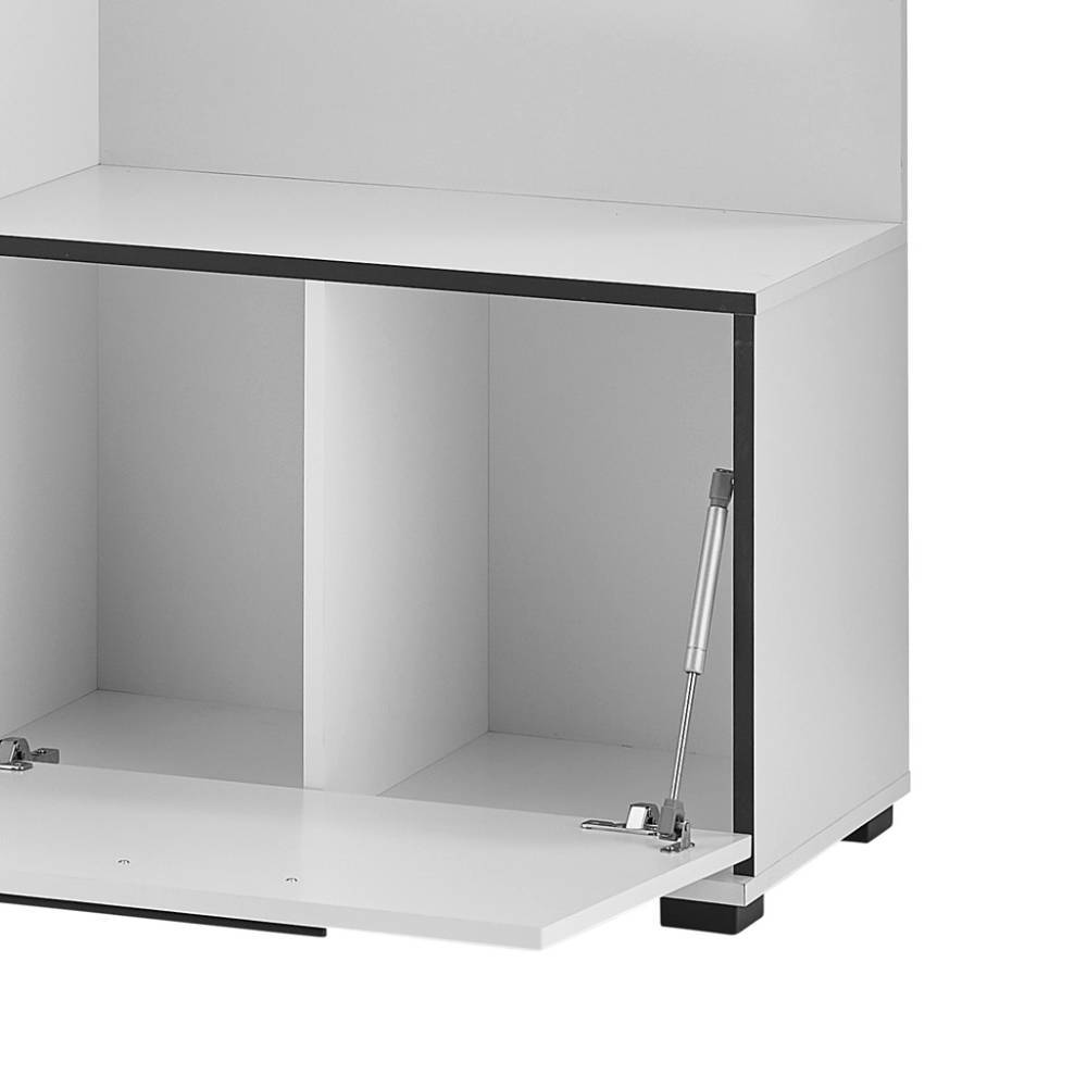Flurgardarobe Fricossa in modernem Design - Weiß