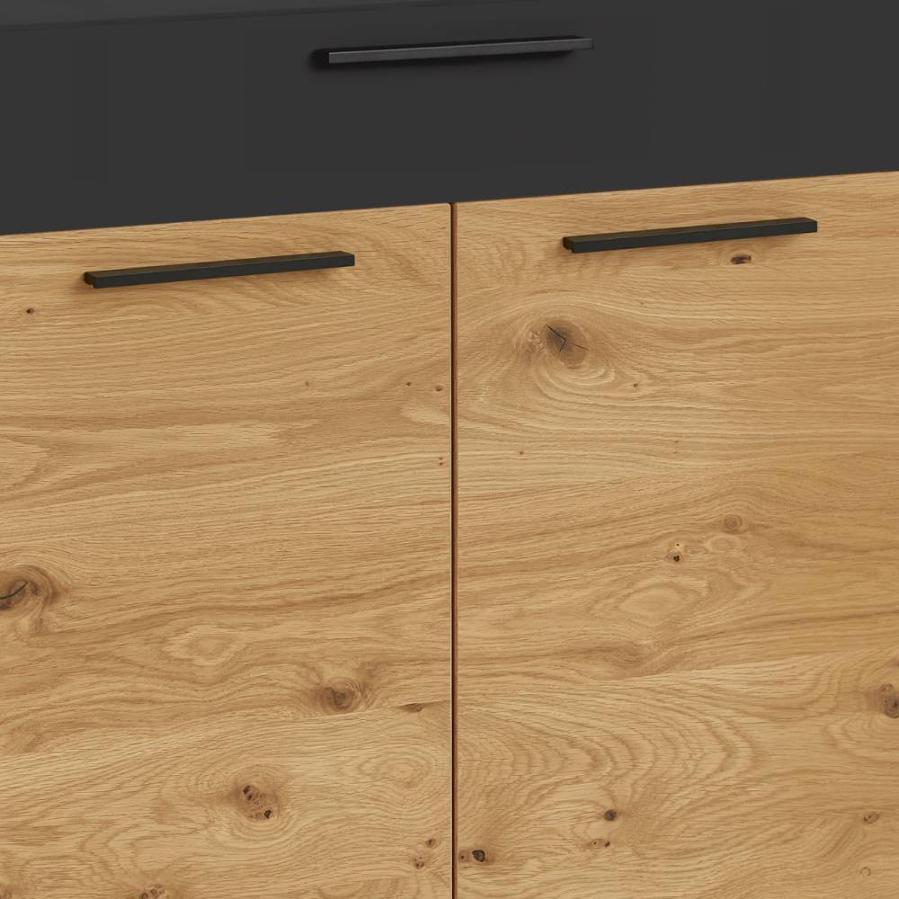 Garderobenschuhschrank Damiette mit einer Schublade 103 cm hoch
