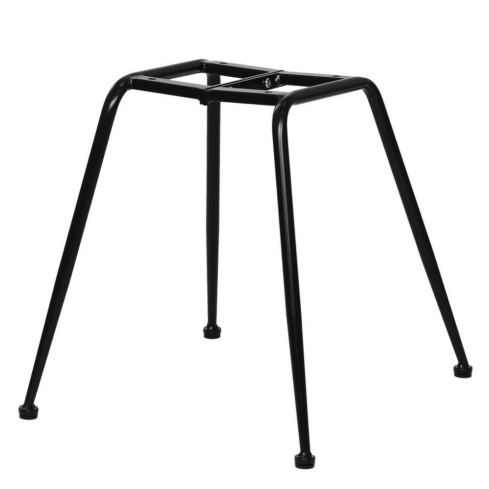 Polsterstuhl Esszimmer Celona in Schwarz mit Gestell aus Metall (2er Set)