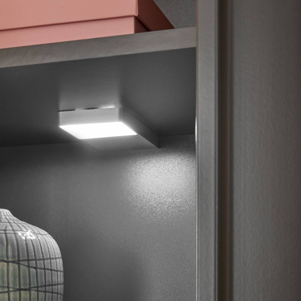 Schrankwand Wohnzimmer Castilla in modernem Design fünfteilig (fünfteilig)