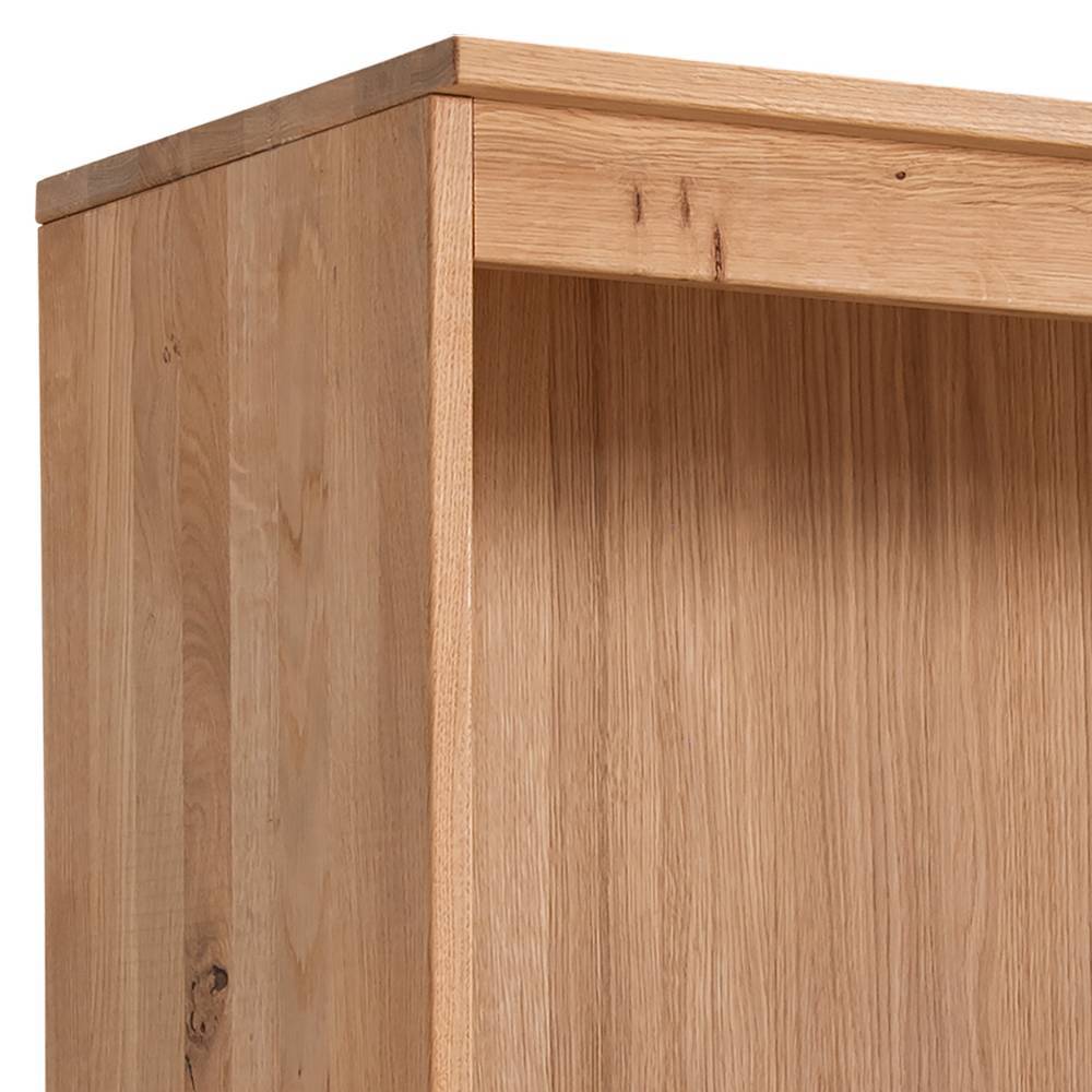 Ordnerregal Samluca 194 cm hoch aus Eiche Massivholz