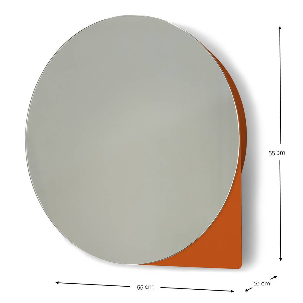 Spiegelschrank Canaria in Rotbraun und modernem Design