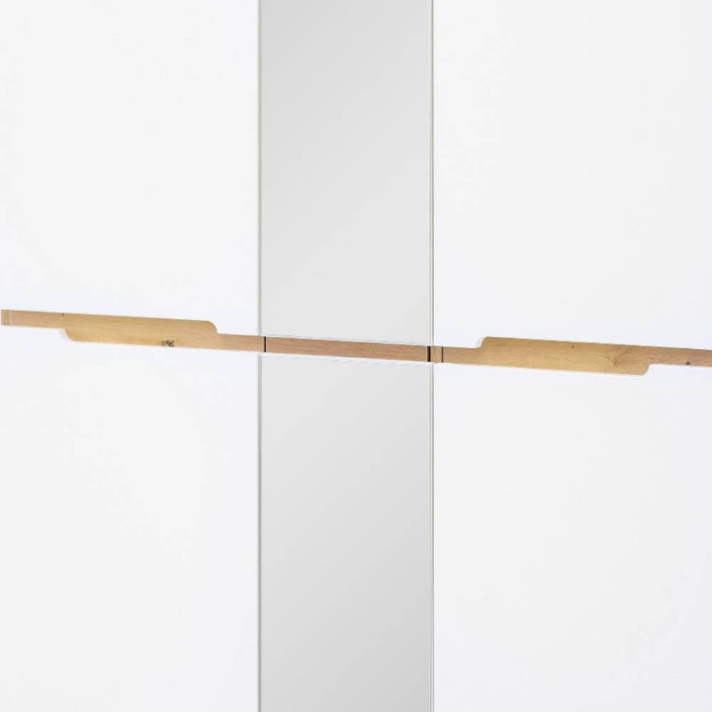 Dielenkleiderschrank Mariocavo in modernem Design mit Spiegeltür
