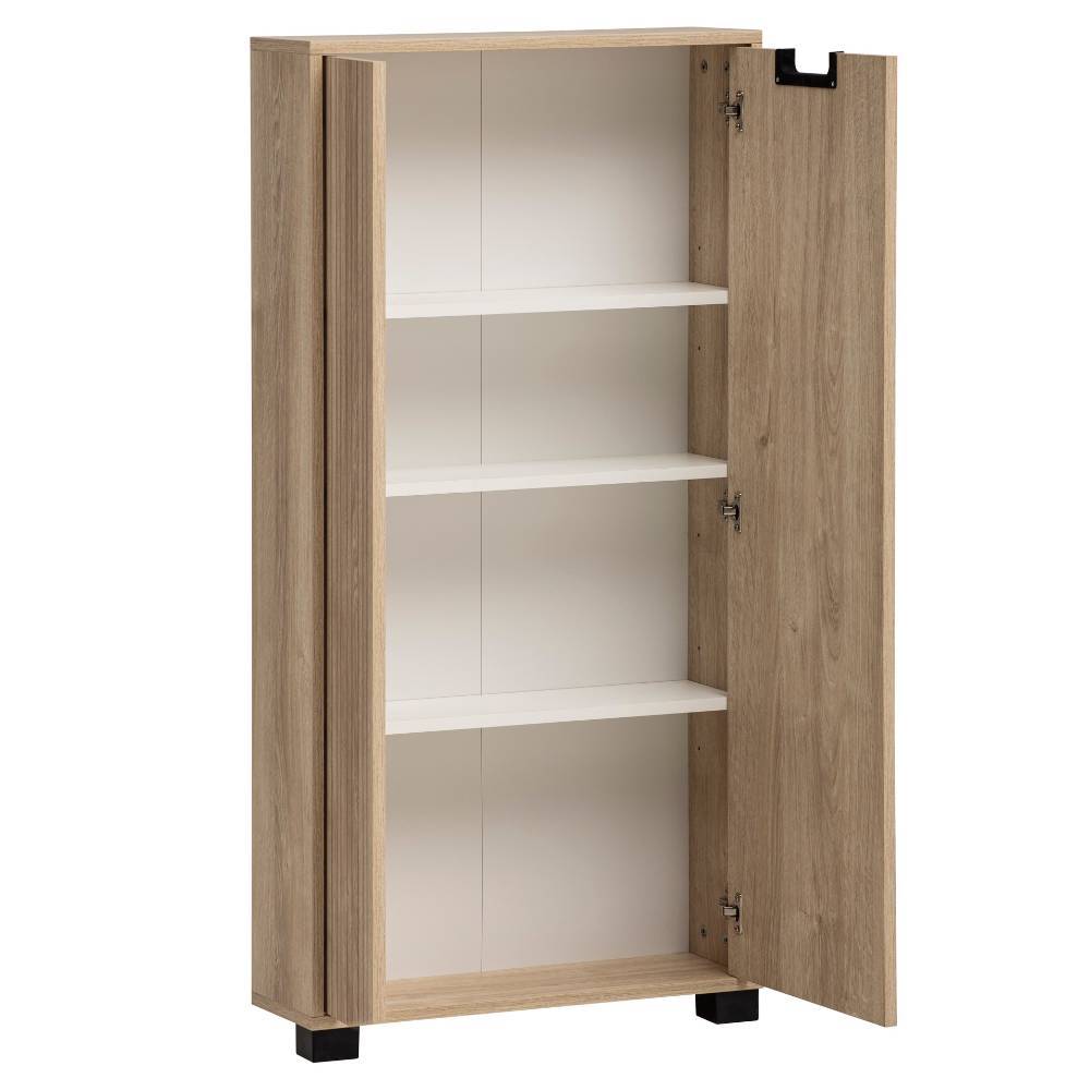 Flurschrank Rasvanna mit Drehtüren 124 cm hoch