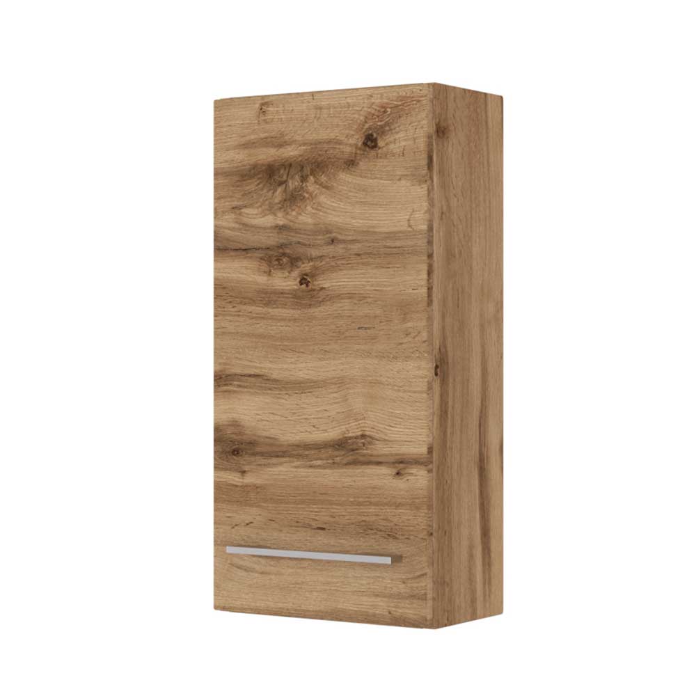 Badezimmer Hängeschrank Dolveran in Wildeichefarben 30 cm breit