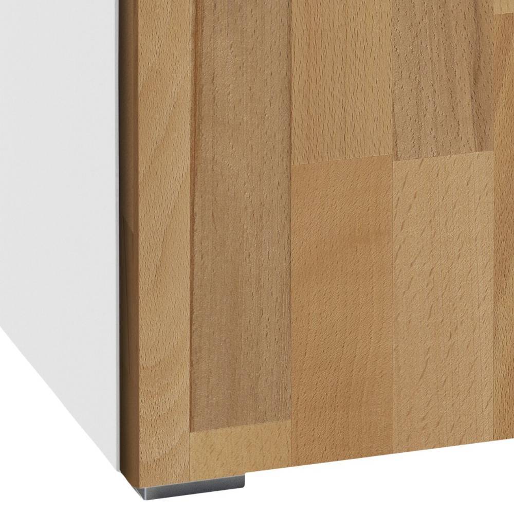 Schrank Obrato mit Drehtür und Holzgriff