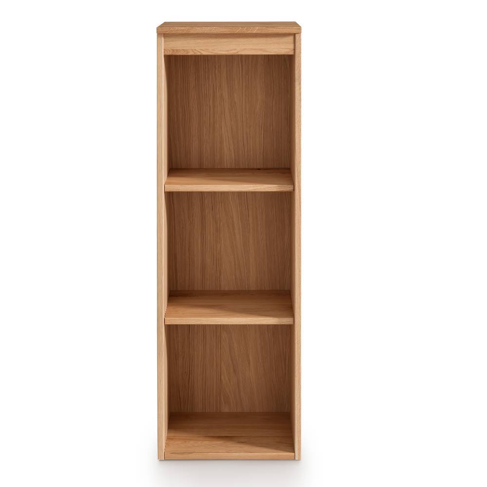 Massivholzregal Samluca aus Eiche Massivholz 121 cm hoch