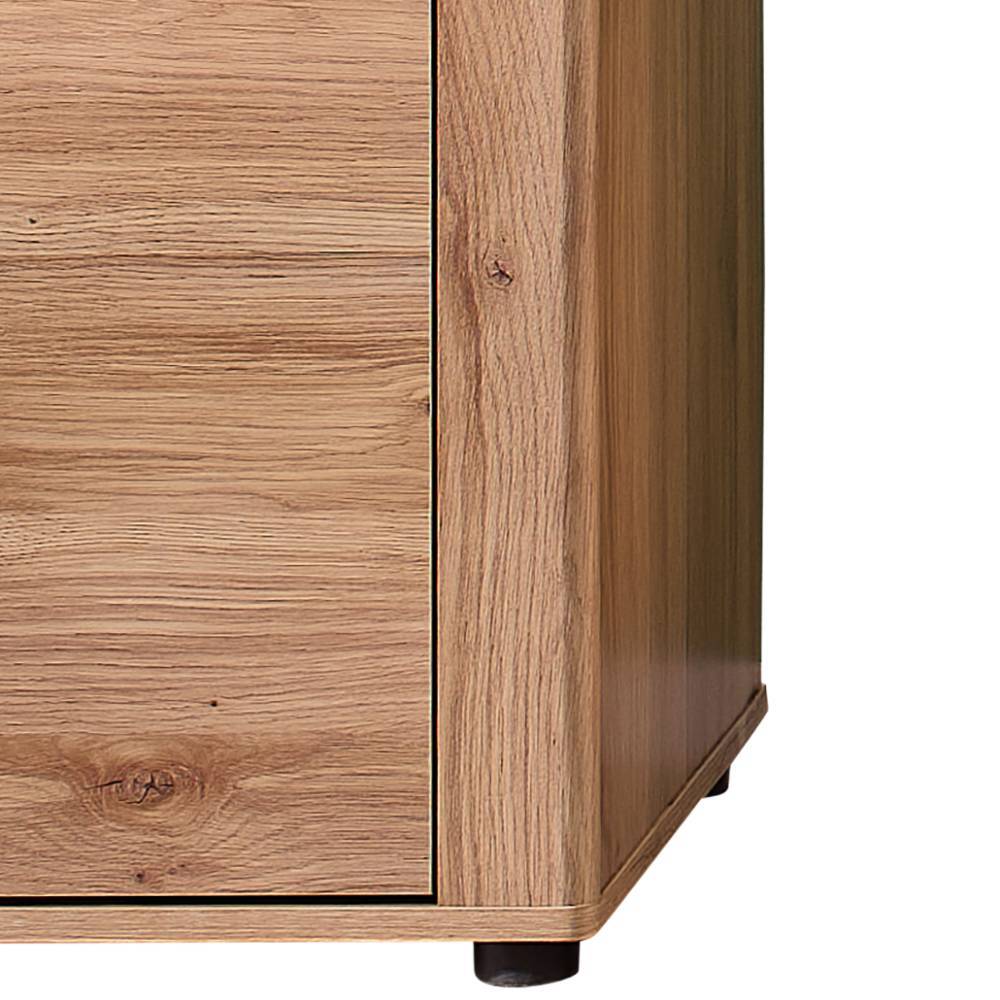 Standvitrine Helias mit LED Beleuchtung 78 cm breit